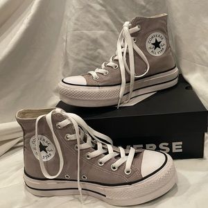 Worn platform converse